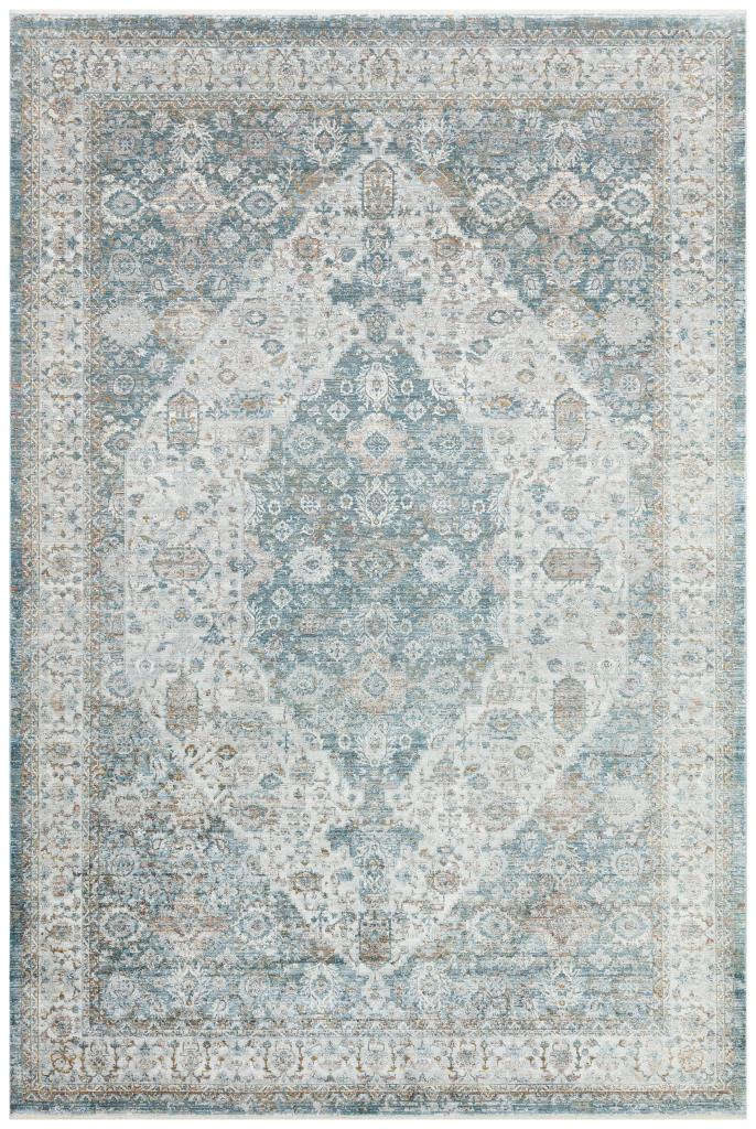 Apex Heriz 8215 Blue Machine Carpet