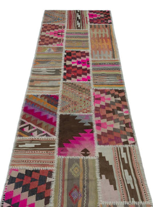 Apex Kilim Patchwork Unique Naturel 24757 080 cm X 300 cm