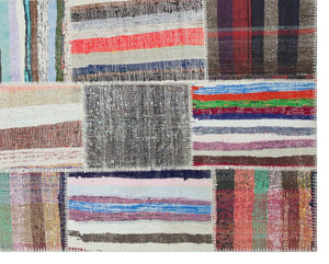 Apex Kilim Patchwork Unique Striped 29511 278 cm X 367 cm