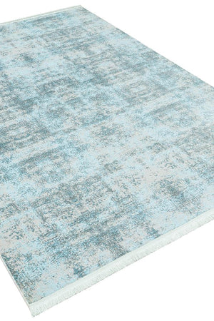 Apex Lucca 6006 Blue Decorative Carpet