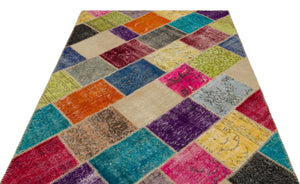 Apex Patchwork Unique Multi Naturel 22077 160 cm X 230 cm