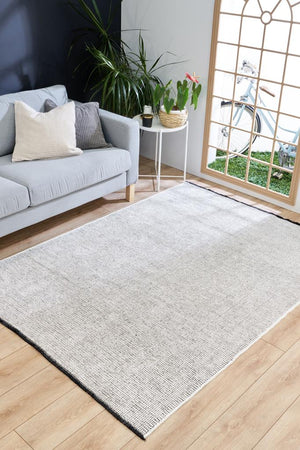 Apex Zenith 8901 White Decorative Carpet