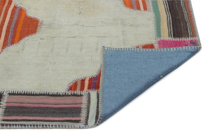 Apex Kilim Patchwork Unique Naturel 25118 120 x 181 cm