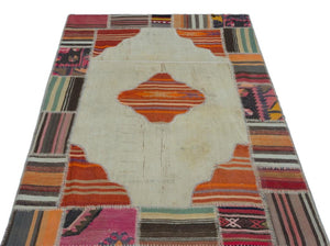 Apex Kilim Patchwork Unique Naturel 25118 120 x 181 cm