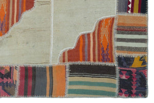 Apex Kilim Patchwork Unique Naturel 25118 120 x 181 cm