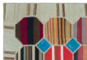 Apex Kilim Patchwork Unique Naturel 25121 120 x 176 cm