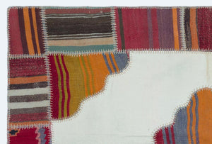 Apex Kilim Patchwork Unique Naturel 25133 118 x 177 cm