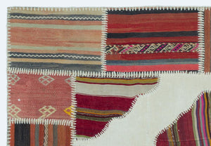 Apex Kilim Patchwork Unique Naturel 25158 120 x 176 cm