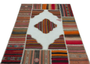 Apex Kilim Patchwork Unique Naturel 25160 127 x 184 cm