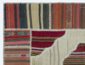 Apex Kilim Patchwork Unique Naturel 25179 133 x 175 cm