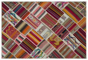 Apex Kilim Patchwork Unique Naturel 25264 160 x 235 cm