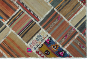 Apex Kilim Patchwork Unique Naturel 25266 160 x 236 cm