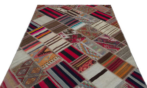 Apex Kilim Patchwork Unique Naturel 25299 164 x 241 cm