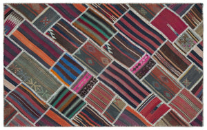 Apex Kilim Patchwork Unique Naturel 25526 150 x 238 cm