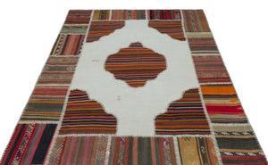 Apex Kilim Patchwork Unique Naturel 25575 161 x 227 cm