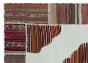 Apex Kilim Patchwork Unique Naturel 25575 161 x 227 cm