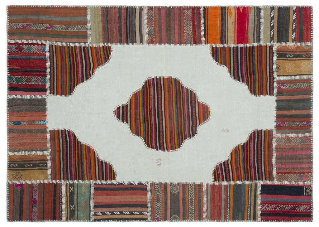 Apex Kilim Patchwork Unique Naturel 25575 161 x 227 cm