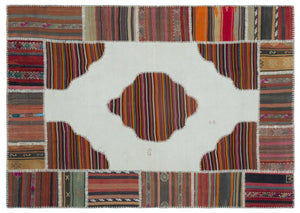 Apex Kilim Patchwork Unique Naturel 25575 161 x 227 cm