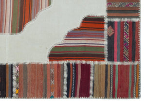 Apex Kilim Patchwork Unique Naturel 25596 162 x 228 cm