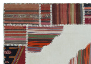 Apex Kilim Patchwork Unique Naturel 25596 162 x 228 cm