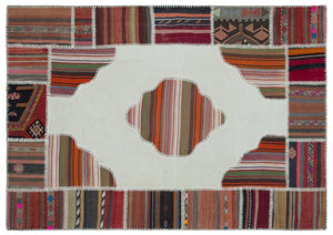 Apex Kilim Patchwork Unique Naturel 25596 162 x 228 cm