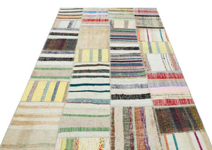 Apex Kilim Patchwork Unique Naturel 36957 149 x 230 cm