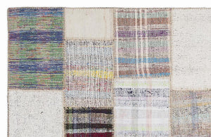 Apex Kilim Patchwork Unique Striped 1038 160 x 230 cm