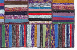 Apex Kilim Patchwork Unique Striped 1055 160 x 230 cm