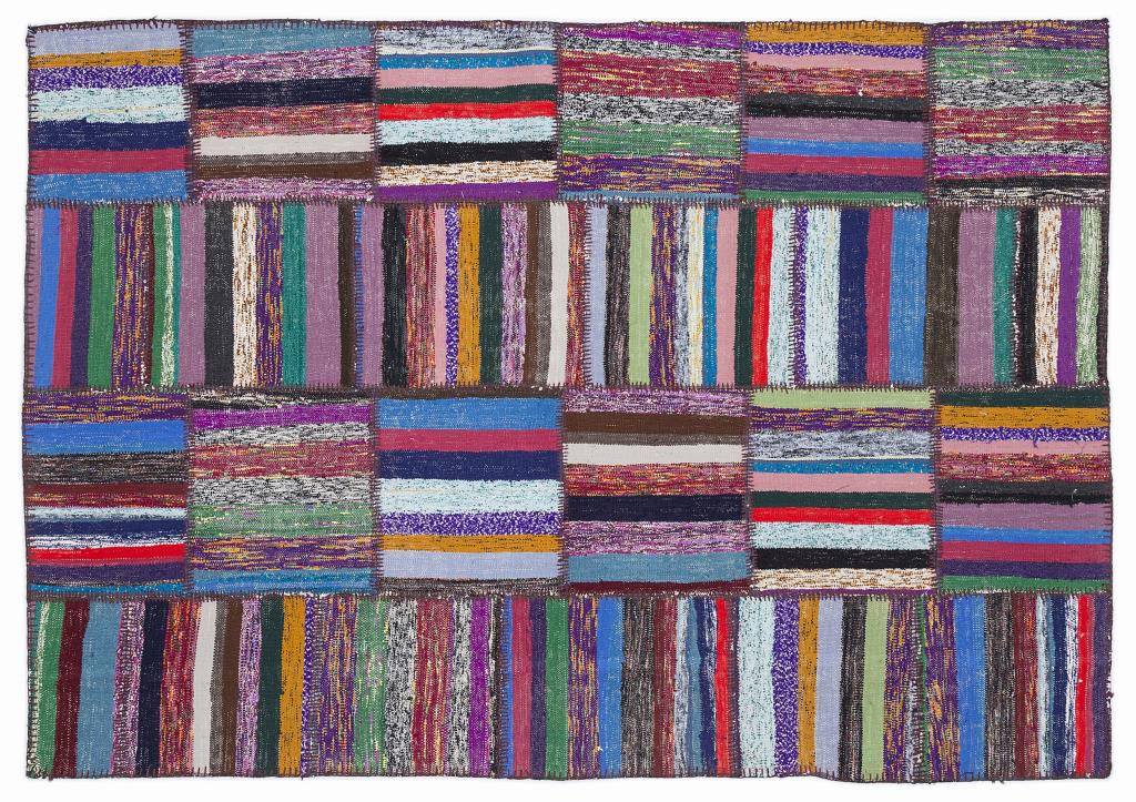 Apex Kilim Patchwork Unique Striped 1055 160 x 230 cm