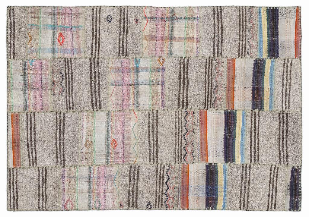 Apex Kilim Patchwork Unique Striped 1072 160 x 230 cm