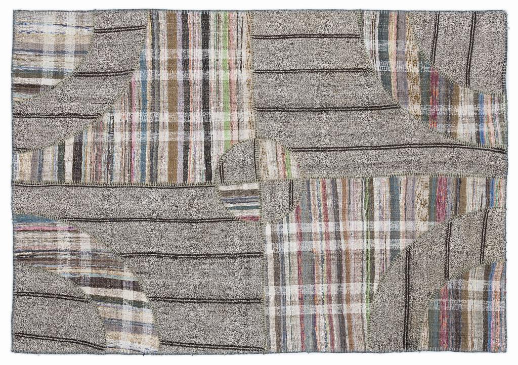 Apex Kilim Patchwork Unique Striped 1073 160 x 230 cm