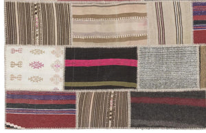 Apex Kilim Patchwork Unique Striped 11517 120 x 181 cm