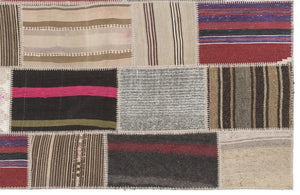 Apex Kilim Patchwork Unique Striped 11517 120 x 181 cm