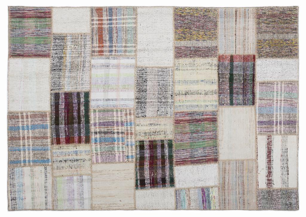 Apex Kilim Patchwork Unique Striped 1260 160 x 230 cm