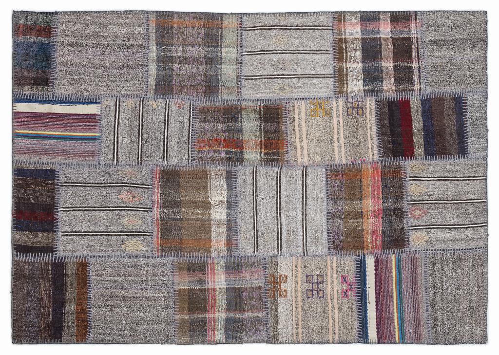 Apex Kilim Patchwork Unique Striped 1282 160 x 230 cm