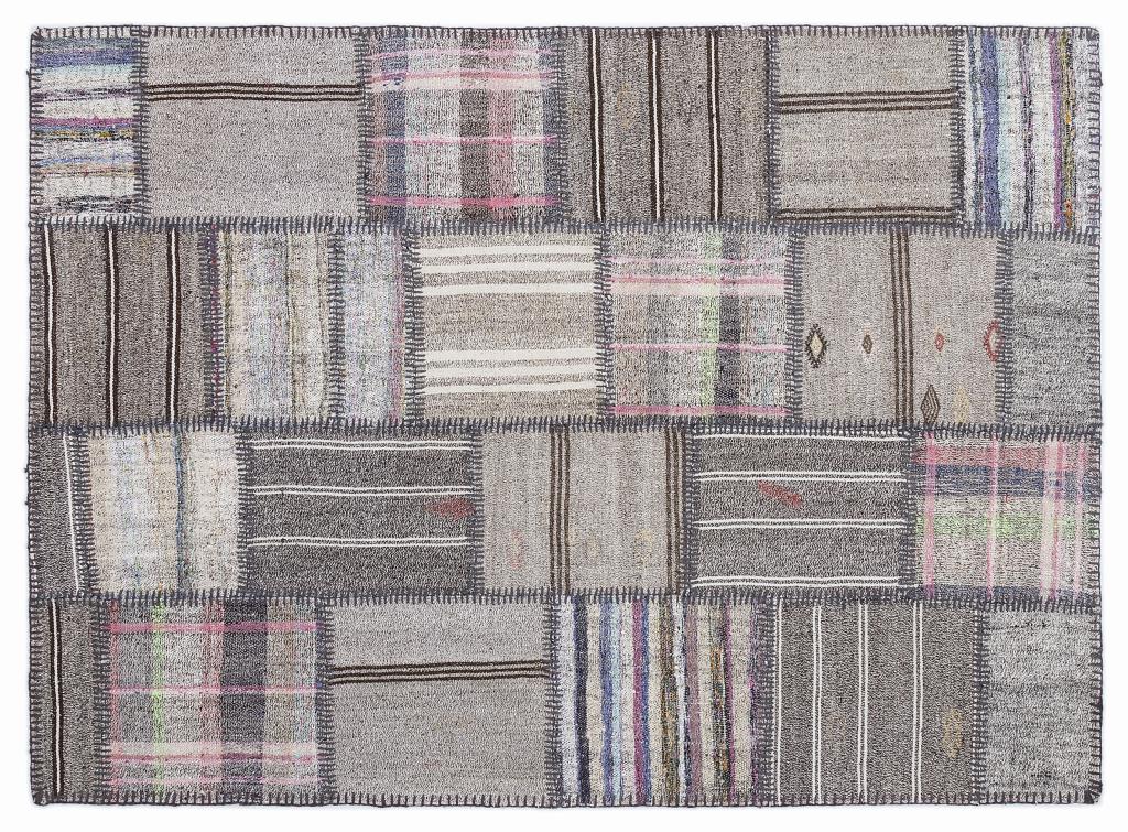 Apex Kilim Patchwork Unique Striped 1289 160 x 230 cm