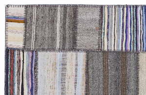 Apex Kilim Patchwork Unique Striped 1293 160 x 230 cm