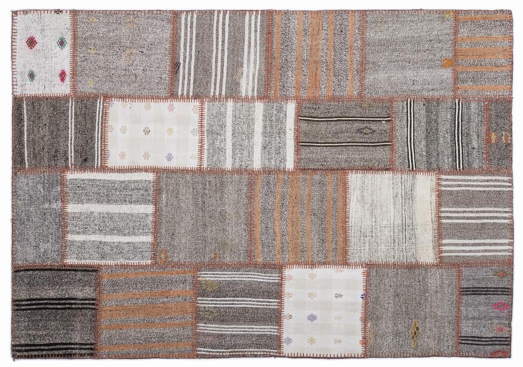 Apex Kilim Patchwork Unique Striped 1307 160 x 230 cm