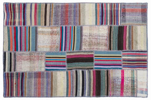 Apex Kilim Patchwork Unique Striped 1316 160 x 230 cm