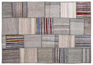 Apex Kilim Patchwork Unique Striped 1323 160 x 230 cm