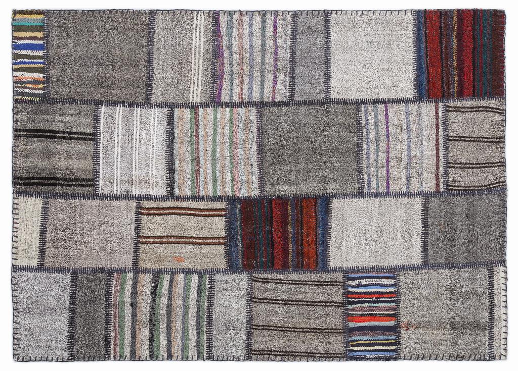 Apex Kilim Patchwork Unique Striped 1328 160 x 230 cm