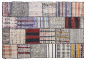 Apex Kilim Patchwork Unique Striped 1331 160 x 230 cm