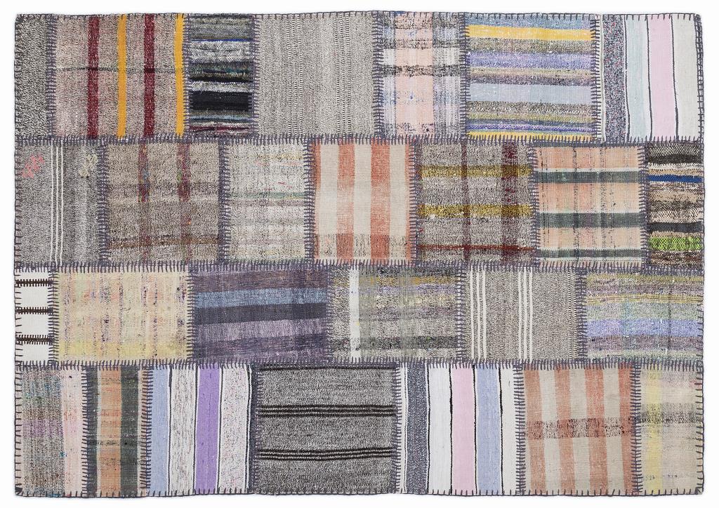 Apex Kilim Patchwork Unique Striped 1333 160 x 230 cm