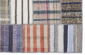 Apex Kilim Patchwork Unique Striped 1337 160 x 230 cm