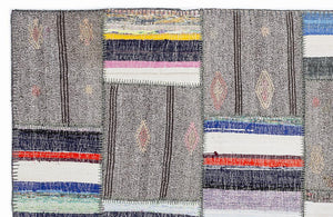 Apex Kilim Patchwork Unique Striped 1338 160 x 230 cm