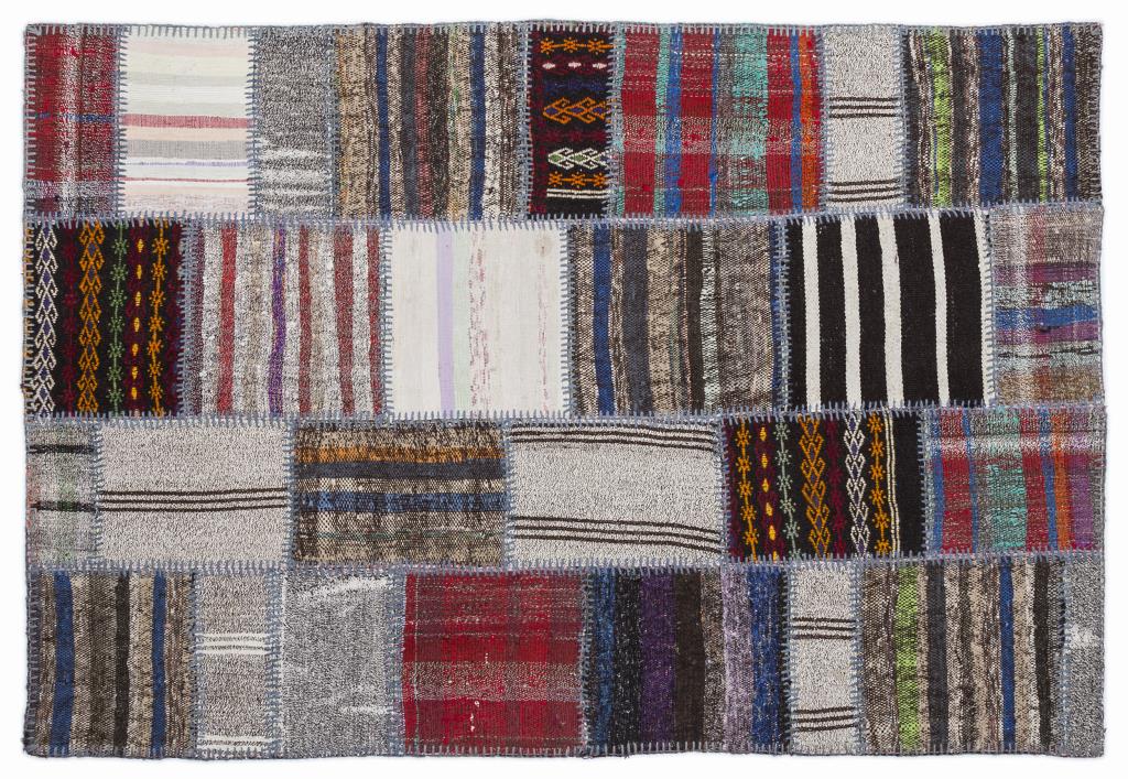 Apex Kilim Patchwork Unique Striped 1339 160 x 230 cm