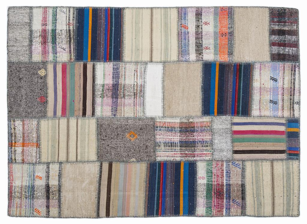 Apex Kilim Patchwork Unique Striped 1346 160 x 230 cm