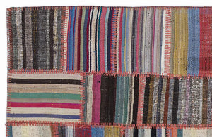 Apex Kilim Patchwork Unique Striped 1349 160 x 230 cm