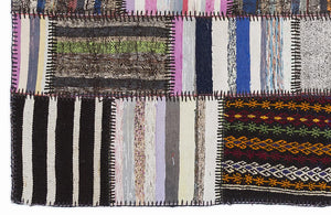 Apex Kilim Patchwork Unique Striped 1350 160 x 230 cm