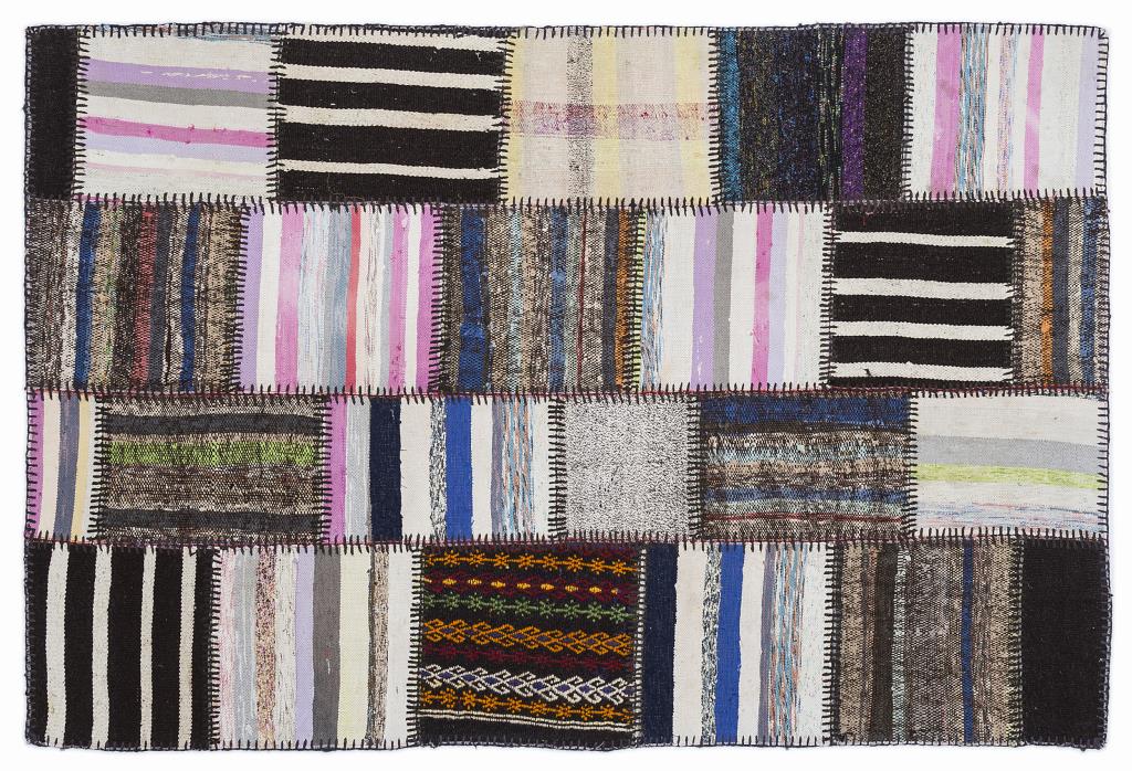 Apex Kilim Patchwork Unique Striped 1350 160 x 230 cm